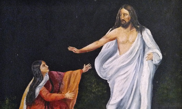 Mary Magdalena & Jesus. Painted in 1997
