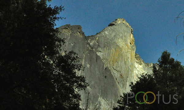 A hidden view at Yosemite Valley, California, USA