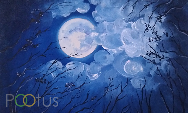 Mysterious Night. Painted in 2020