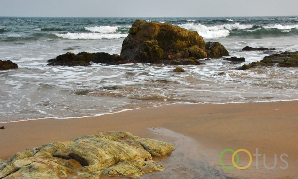 A beach at Visakhapatnam
