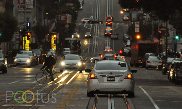 Downtown San Francisco city, California, USA