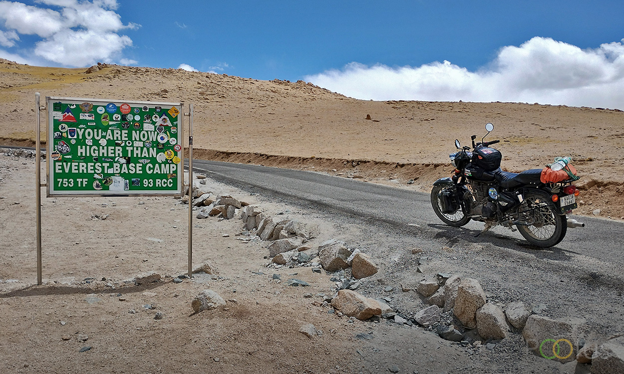 Once we reached higher then Everest Base Camp in altitude 