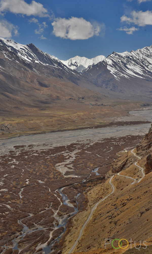 The Spiti valley from the top