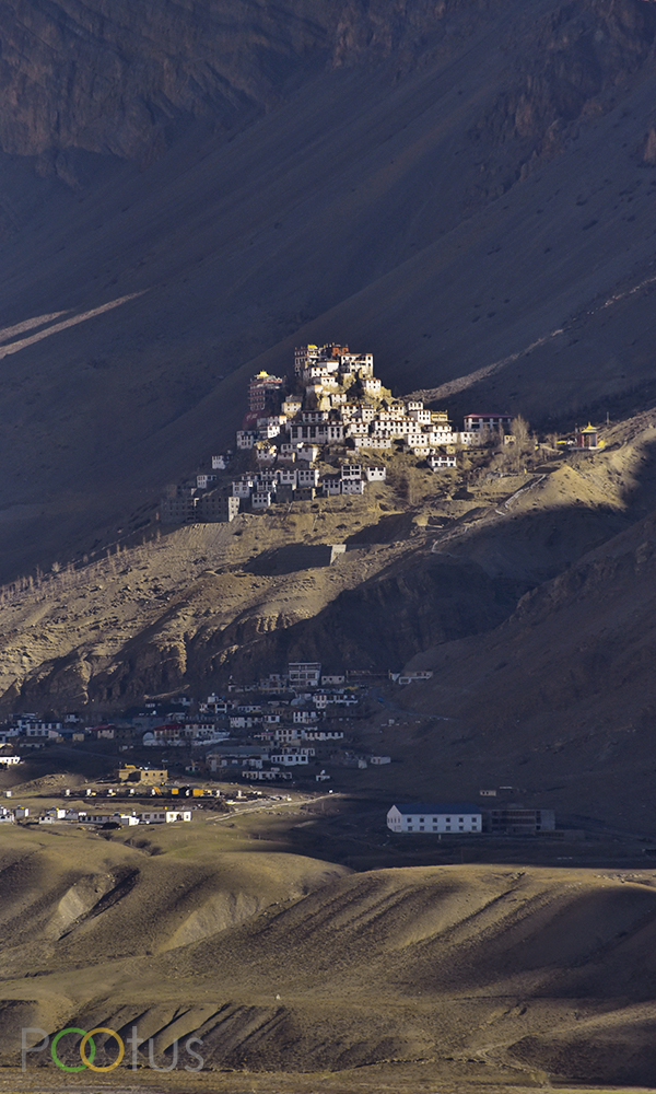 Most iconic Key monastery near Kaza, 13,668 ft above sea leve